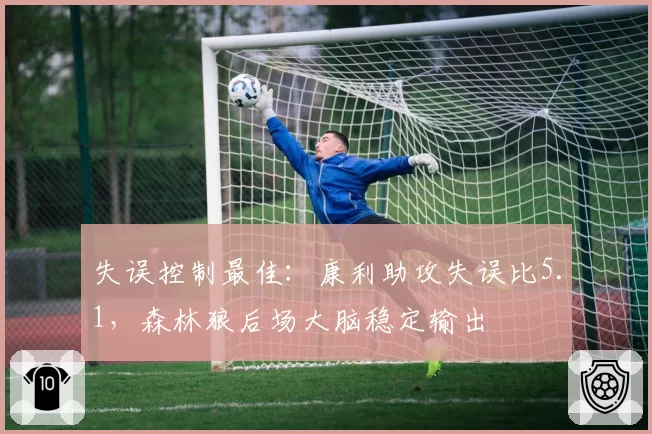 失误控制最佳：康利助攻失误比5.1，森林狼后场大脑稳定输出