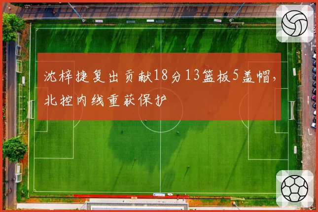 沈梓捷复出贡献18分13篮板5盖帽，北控内线重获保护